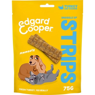 EDGARD&COOPER snack para perros Edgard & Cooper tiras de pavo y pollo envase 75 g