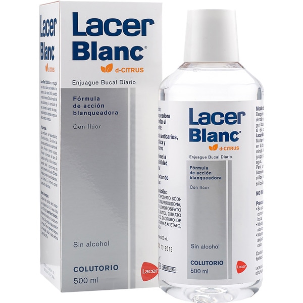 Blanc Mundwasser Citrus mit Fluor und Bleichwirkung alkoholfrei Flacon 500 ml