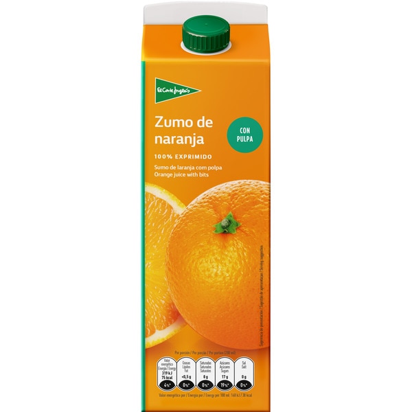 gepresster Orangensaft mit Fruchtfleisch Karton 1 l