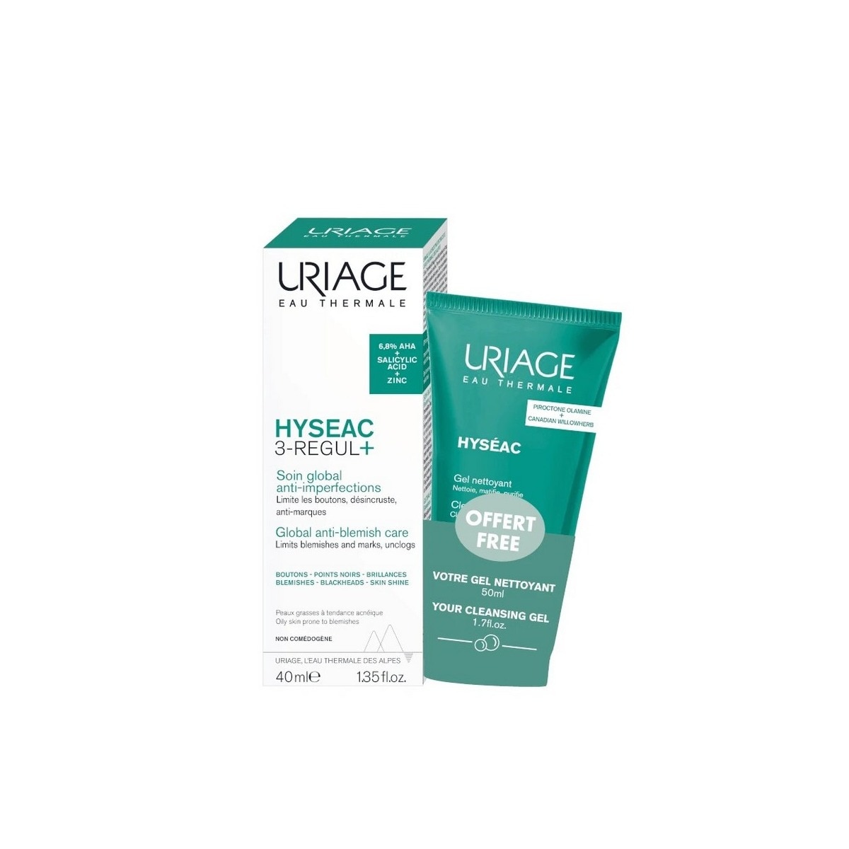 Imagem 0 de Hyseac 3-Regul - 40ml + Gel Limpeza - 50ml