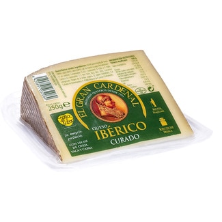 EL GRAN CARDENAL Alter reifer Ibérico-Mischkäse aus pasteurisierter Milch ungefähres Gewicht Keil 400 g