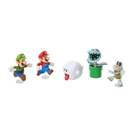 Multipack de 5 Figuras 6 cm Super Mario Jakks Pacific