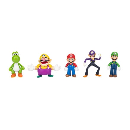 Multipack de 5 Figuras 6 cm Super Mario Jakks Pacific