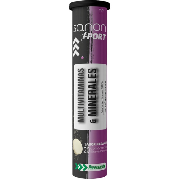 Sport Multivitamine und Mineralstoffe Orangengeschmack Rohr 20 Tabletten Brausetabletten