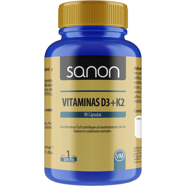 Vitamin D3+K2 can 90 capsules