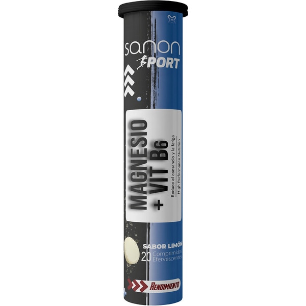 Sport Magnesium + Vit B6 lemon flavour tube 20 tablets effervescent reduces tiredness and fatigue