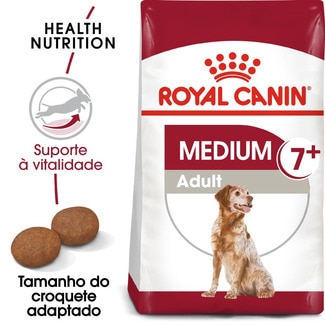 Royal Canin Ração para Cão Médio Adulto + 7 Anos embalagem 4 kg