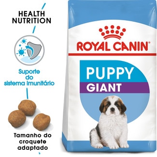 Royal Canin Ração para Cão Puppy Gigante a Partir dos 8 Meses com Mais 45 kg embalagem 15 kg