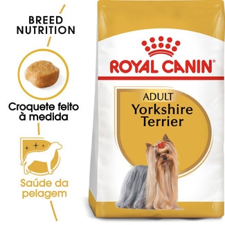 Royal Canin Ração para Cão Yorkshire Terrier Adulto a Partir dos 10 Meses embalagem 500 g