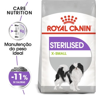 Royal Canin Alimento Seco para Cão Esterilizado Raças X-Small embalagem 1,5 kg