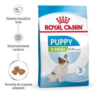 Royal Canin Ração para Cão Puppy X-Small embalagem 3 kg