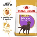 Alimento Seco para Cão Adulto Esterilizado Labrador Retriever embalagem 12 kg