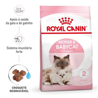 Royal Canin Alimento Seco para Gato Mother & Babycat 1 a 4 Meses embalagem 400 g