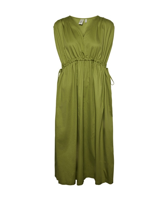 Vestido largo detalle cintura