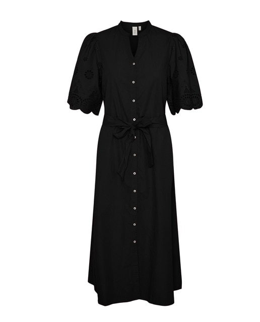 Vestido midi bordado