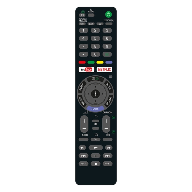 Inves - Mando a distancia universal Inves RM-1370 para televisores Sony LCD/LED Smart TV.