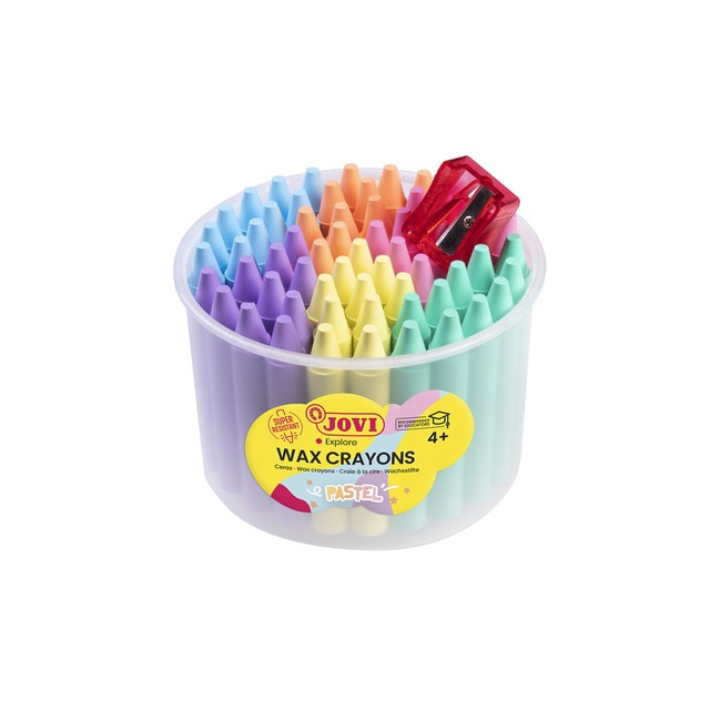 WAX CRAYONS JUMBO 60 ceras Jovi Pastel.