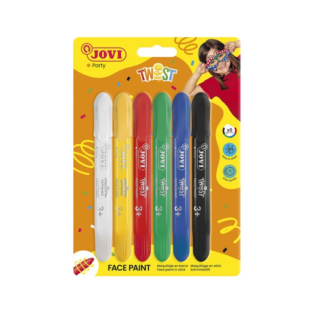 TWIST Face Paint - 6 sticks Jovi Multicolor.