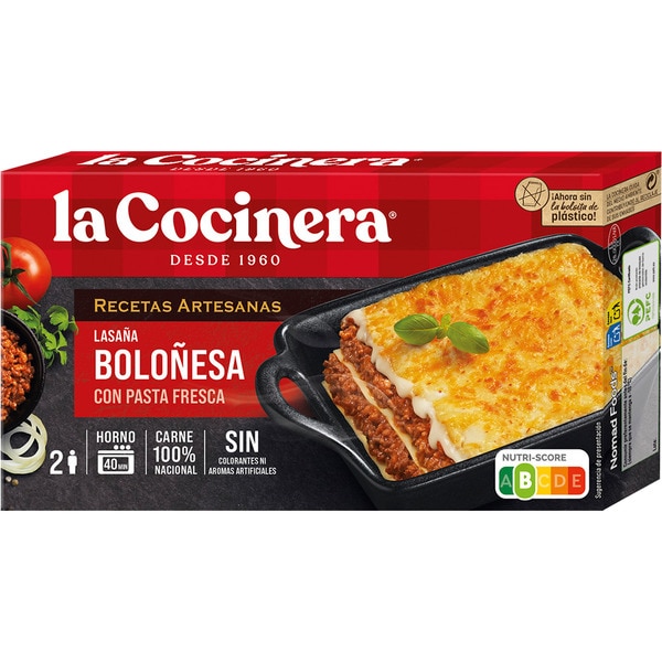 Lasagne bolognese 2 portions case 500 g