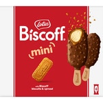 Biscoff mini bonbon ice cream treat with chocolate and biscuit 6-pack box 360 ml