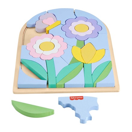 Puzzle madera de flores 