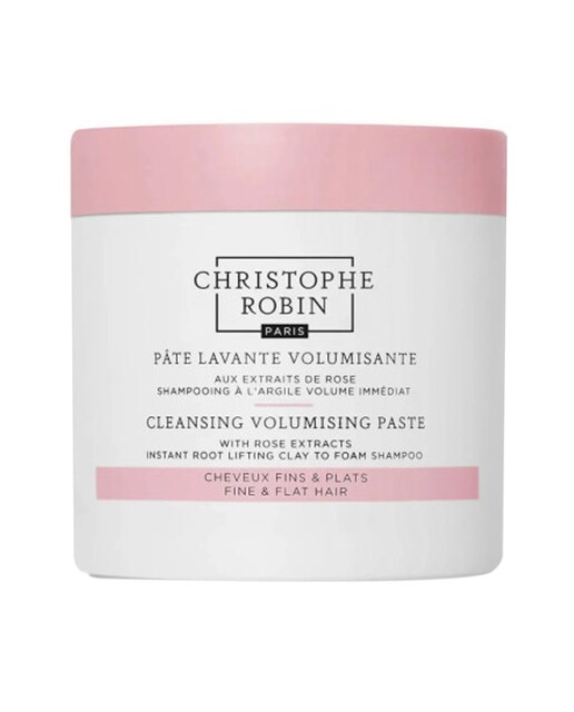 Christophe Robin – Pasta Lavante Voluminizante con Arcilla Rassoul y Extractos de Rosa 500 ml Christophe Robin.