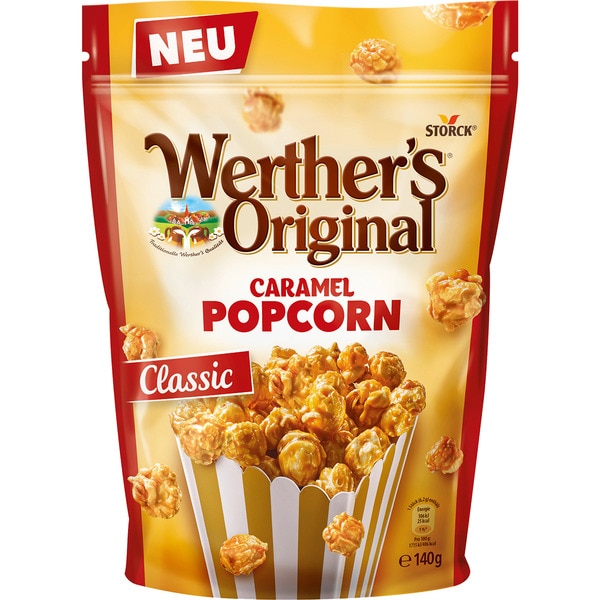 caramel flavour popcorn bag 140 g