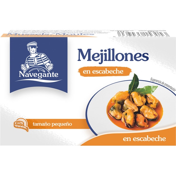 marinated mussels from Galicia 18-22 pieces tin 68 g