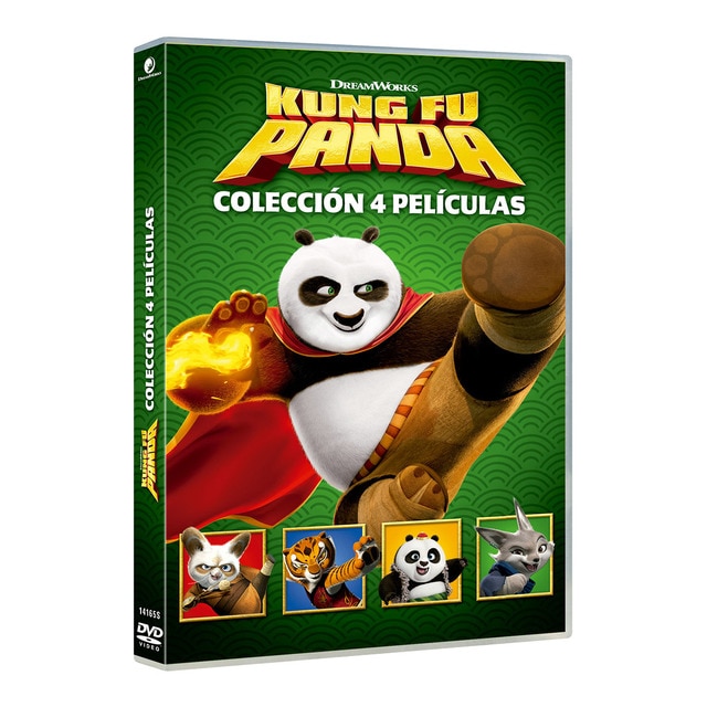 Pack Kung Fu Panda 1-4 (DVD).