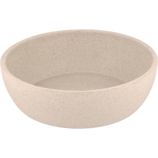 FRED&RITA food bowl for dogs + cats bamboo fibre Earth beige colour 21 cm diameter 1500 ml 1 each