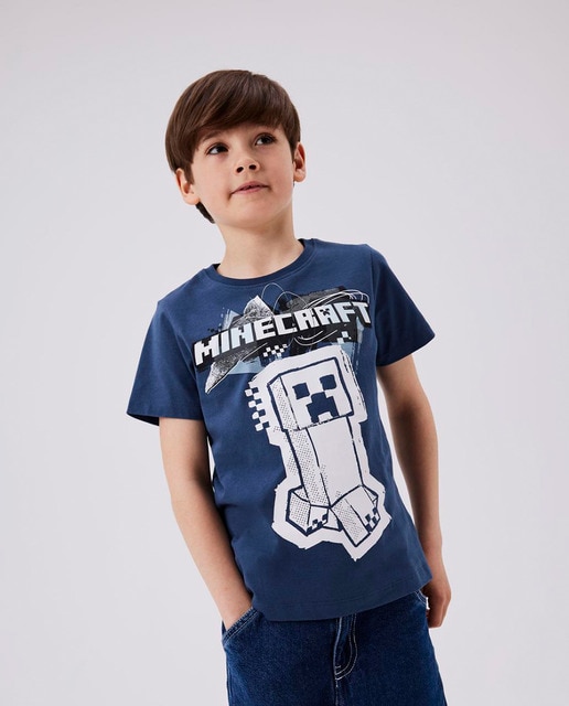 Camiseta Minecraft de manga corta
