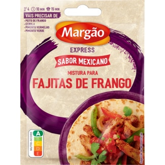 Margão Express Mistura para Fajitas de Frango embalagem 20 g