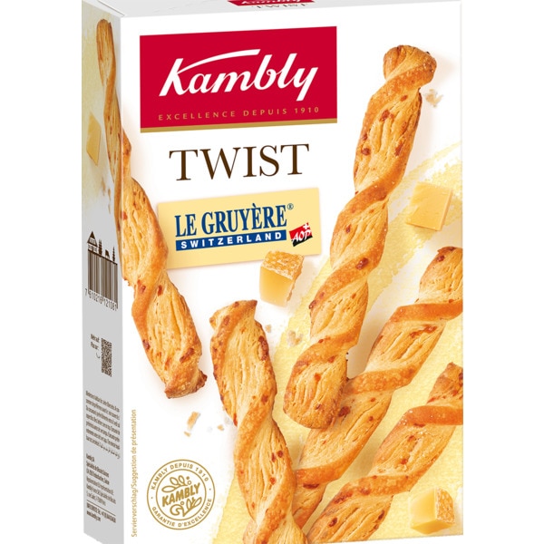Bolachas Twist de Queijo embalagem 100 g