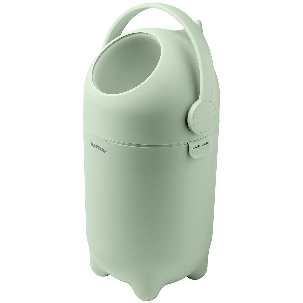 Recipiente para Fraldas Dropy sem Saco Verde-claro-3