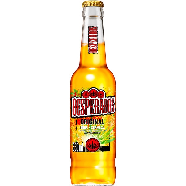 precios Desperados Cerveza Rubia Aromatizada Con Tequila Botella 33 Cl en Hipercor