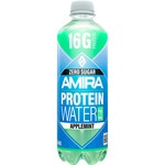 agua con gas y 16 g de proteínas sabor menta de manzana botella 50 cl