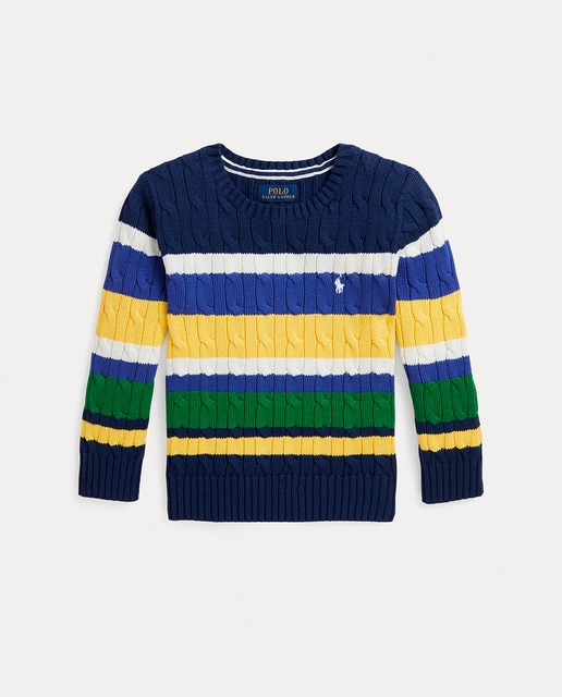 Jersey de niño de ochos de algodón multicolor