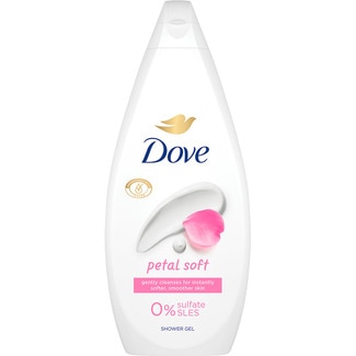 Dove Gel de Banho Petal Soft embalagem 720 g