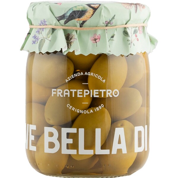 premium large green olives in brine jar 550 ml