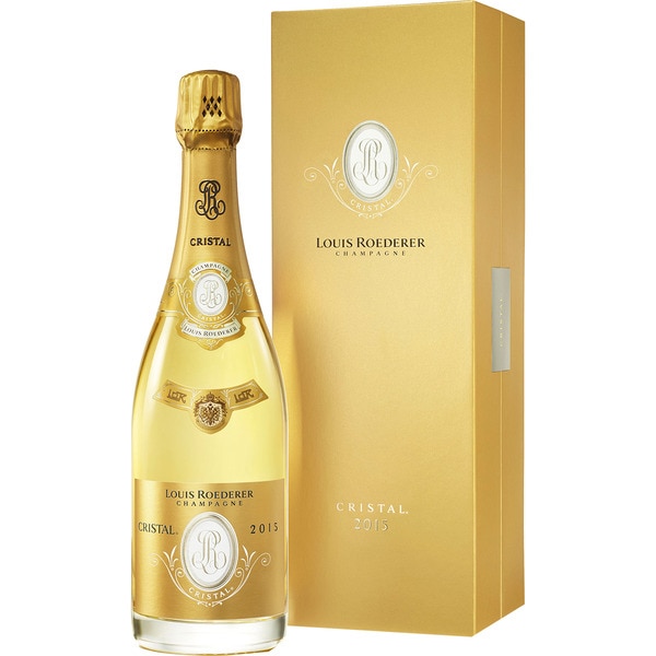 Cristal champagne brut botella 75 cl