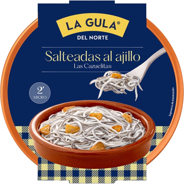 Las Cazuelitas elvers sautéed with garlic tray 230 g