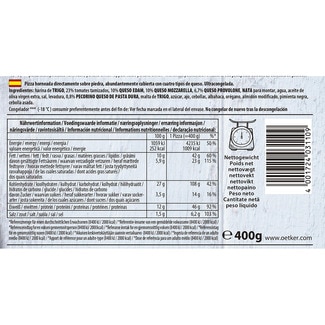 Pizza 4 quesos estuche 400 g - Dr.oetker La Mia Grande