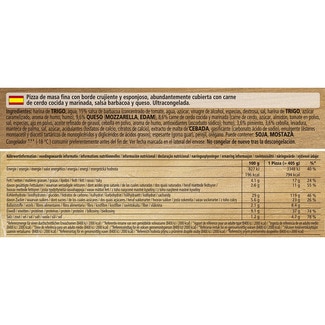 Pizza de barbacoa con cerdo desmenuzado estuche 405 g - Dr.oetker Casa Di Mama
