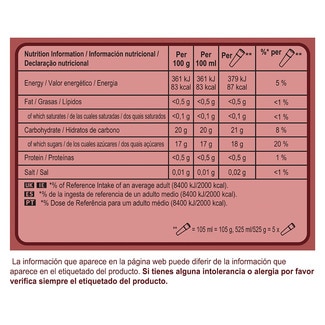Cola helado sabor cola sin gluten 5 unidades estuche 525 ml - Calippo
