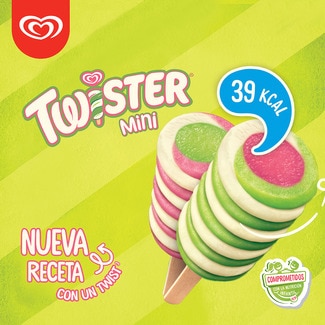 Mini Twister con zumo de frutas sin gluten 8 unidades estuche 400 ml - Frigo
