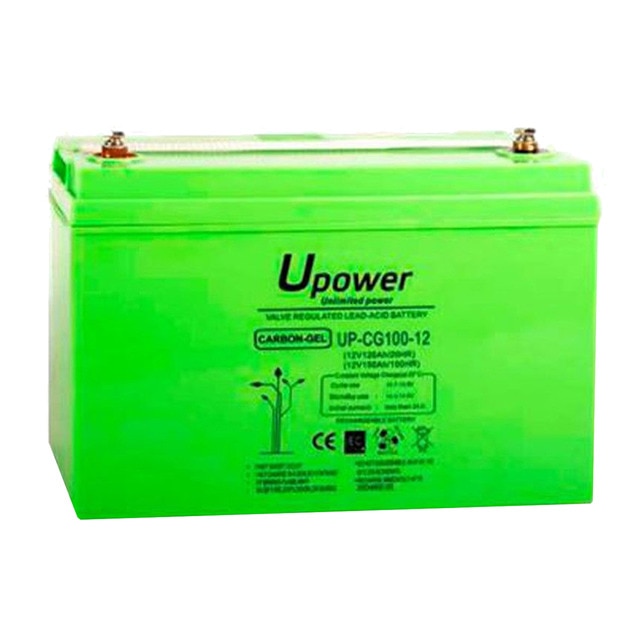 MASTER POWER – Batería Carbono-Gel sin mantenimiento UP-CG100-12 100Ah.