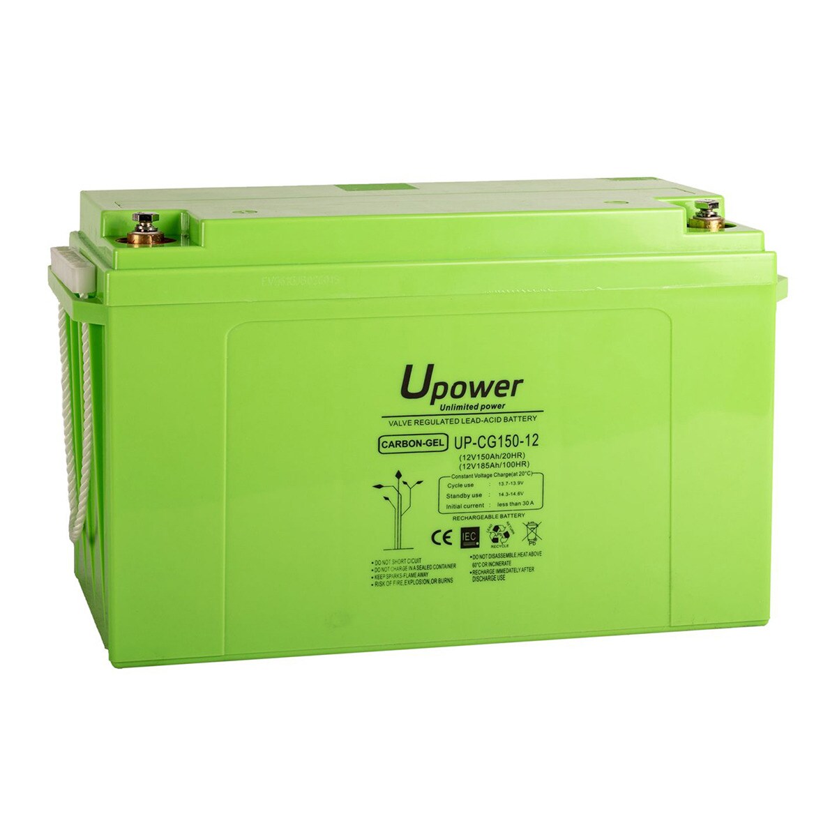 MASTER POWER – Batería Carbono-Gel sin mantenimiento UP-CG150-12 150Ah.