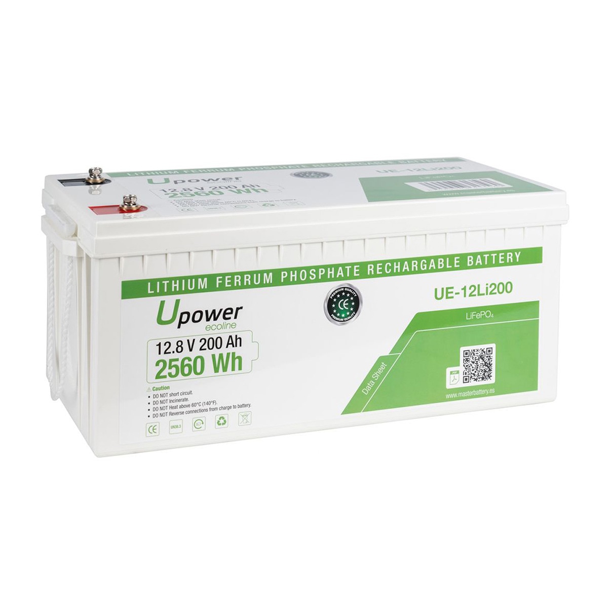 Ecoline – Batería Litio 12.8 V 200 Ah.