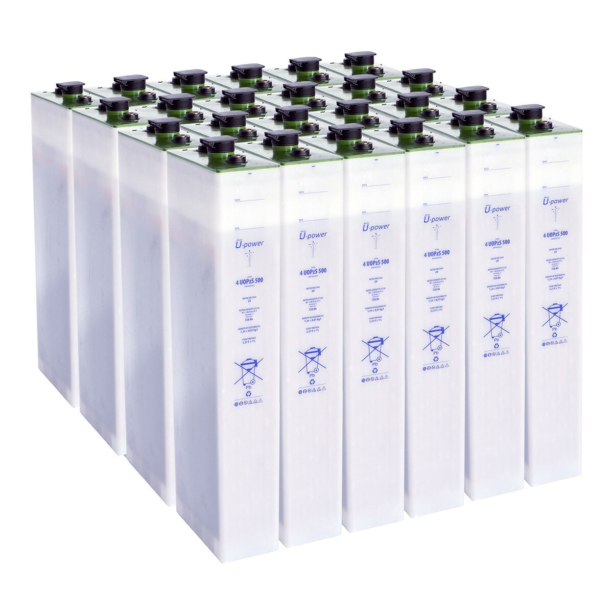 MASTER POWER – Batería Estacionaria Translúcida 5UOPzS 625 869Ah.