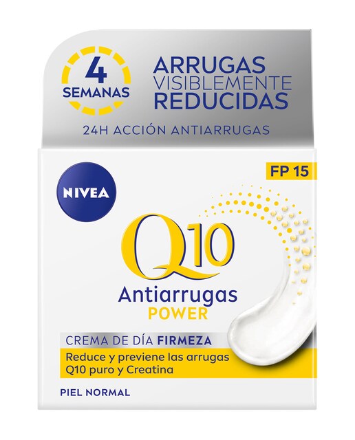 NIVEA – Crema Día Q10 Power Antiarrugas Y Firmeza Piel Normal Fp 15 50 ml Nivea.